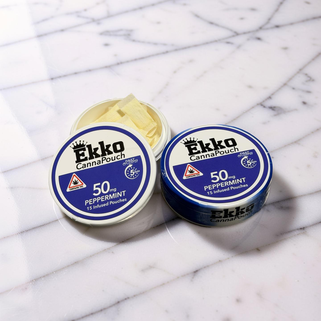 Ekko CannaPouch 50mg each | 750mg (Qty 15) Peppermint