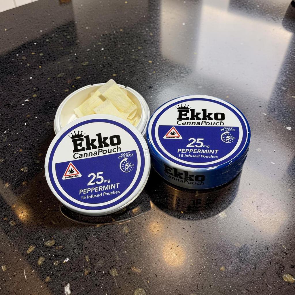 Ekko CannaPouch 25mg each | 375mg (Qty 15) Peppermint