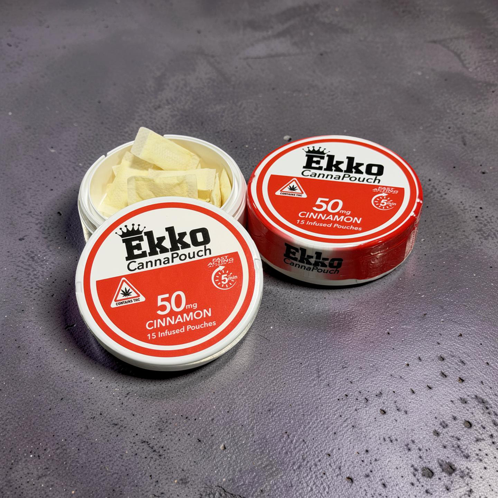 Ekko CannaPouch 50mg each | 750mg (Qty 15) Cinnamon