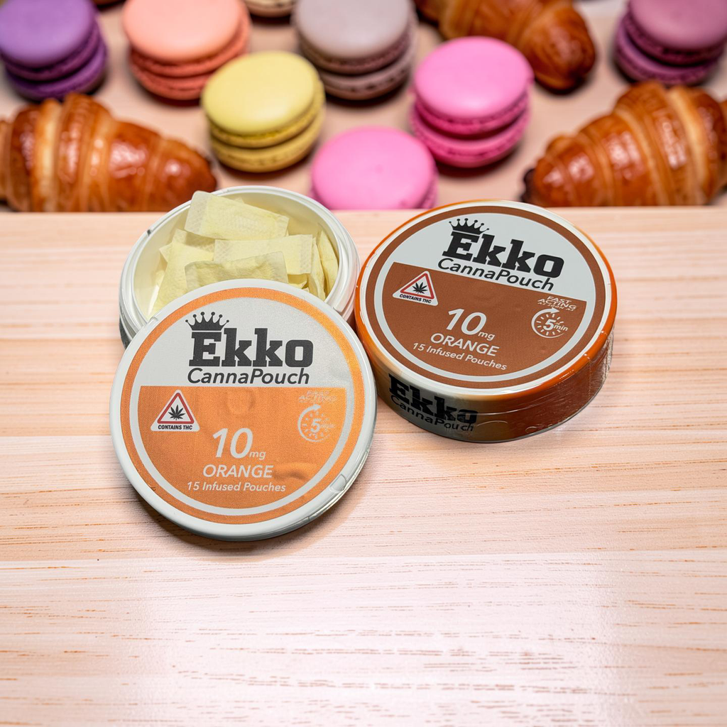 Ekko CannaPouch 10mg each | 375mg (Qty 15) Orange