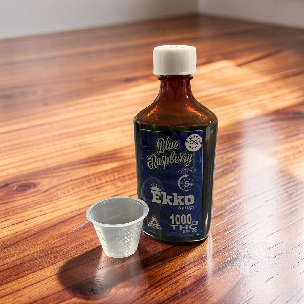 1,000mg Ekko Syrup - Rosin Blue Raspberry