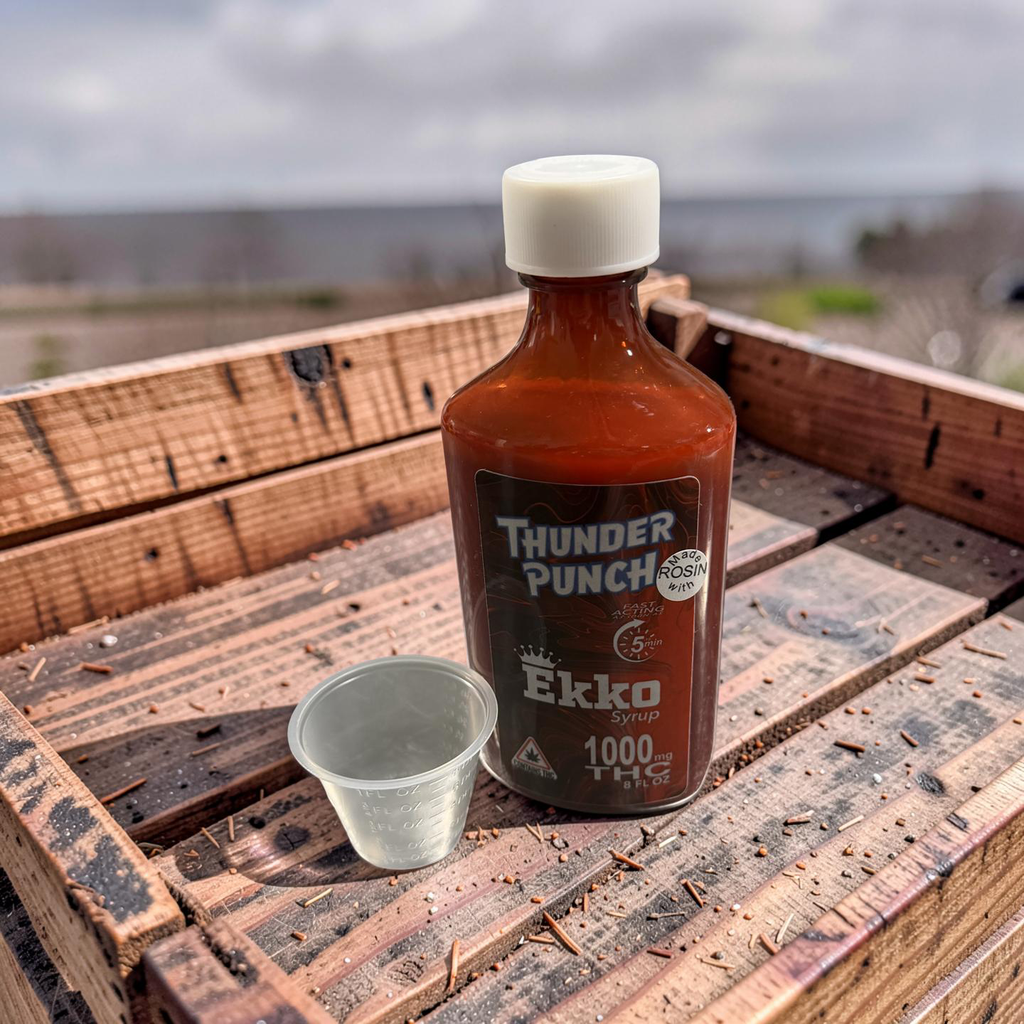 1,000mg Ekko Syrup - Rosin Thunder Punch