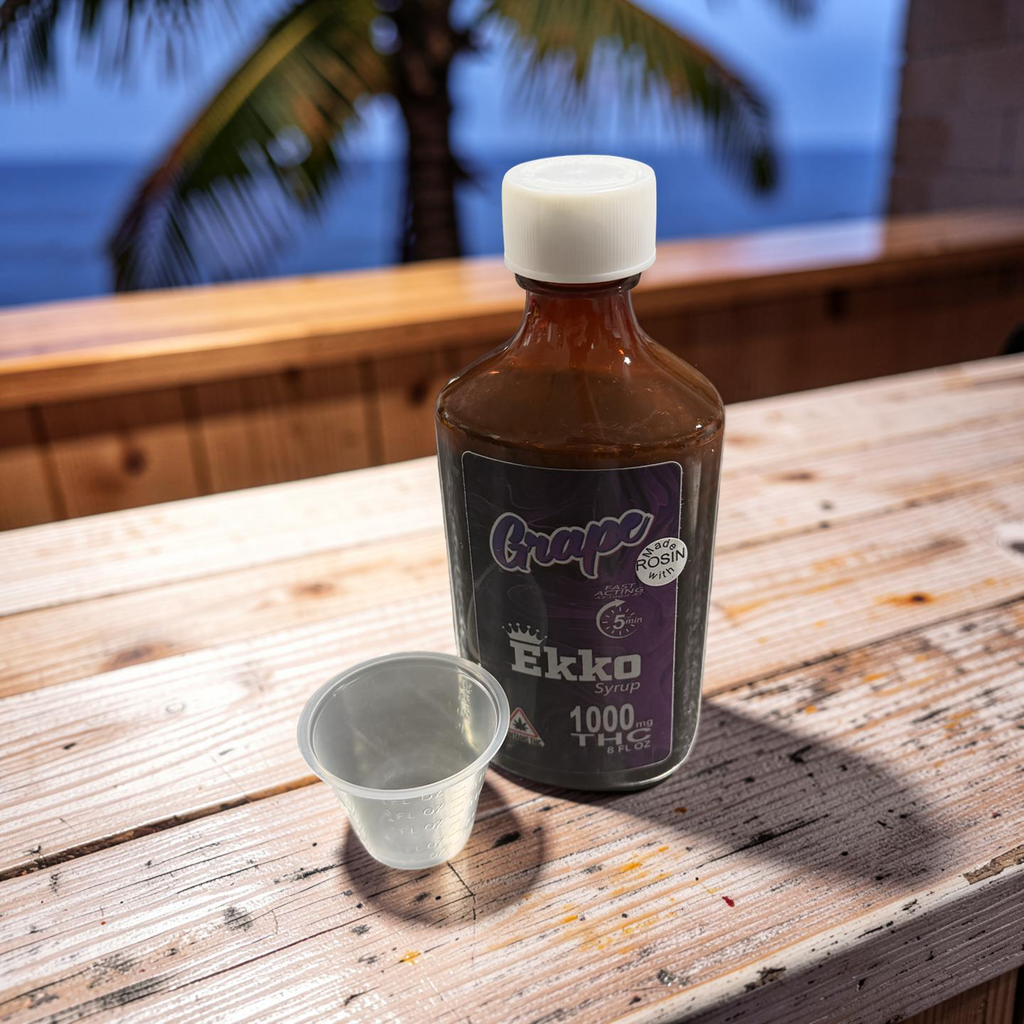 1,000mg Ekko Syrup - Rosin Grape